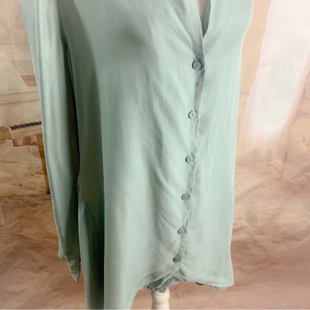 NEW Soft Surrounding Laurel Tunic in dusk Green - Picture 7 of 13